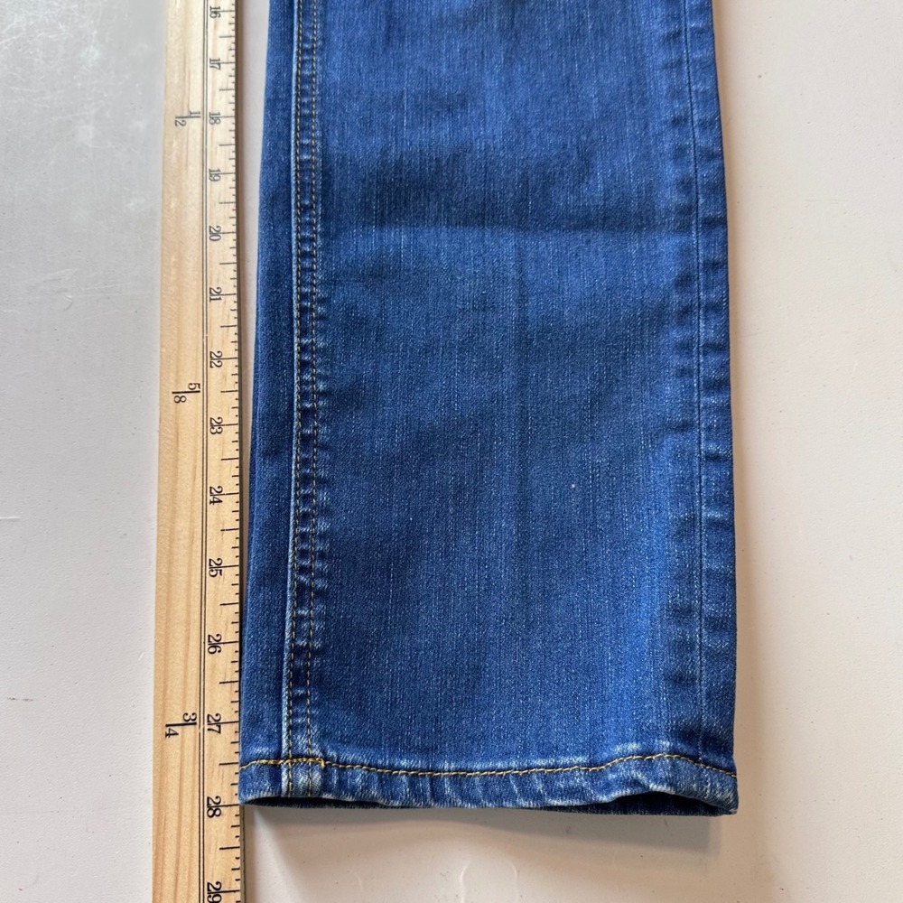 Talbots Slim Ankle Jeans Womens 4 Blue Stretch Mid Rise Straight Denim - Picture 11 of 12